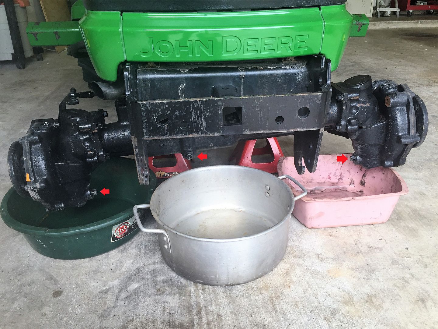 JD X738 hydraulic fluid change My Tractor Forum